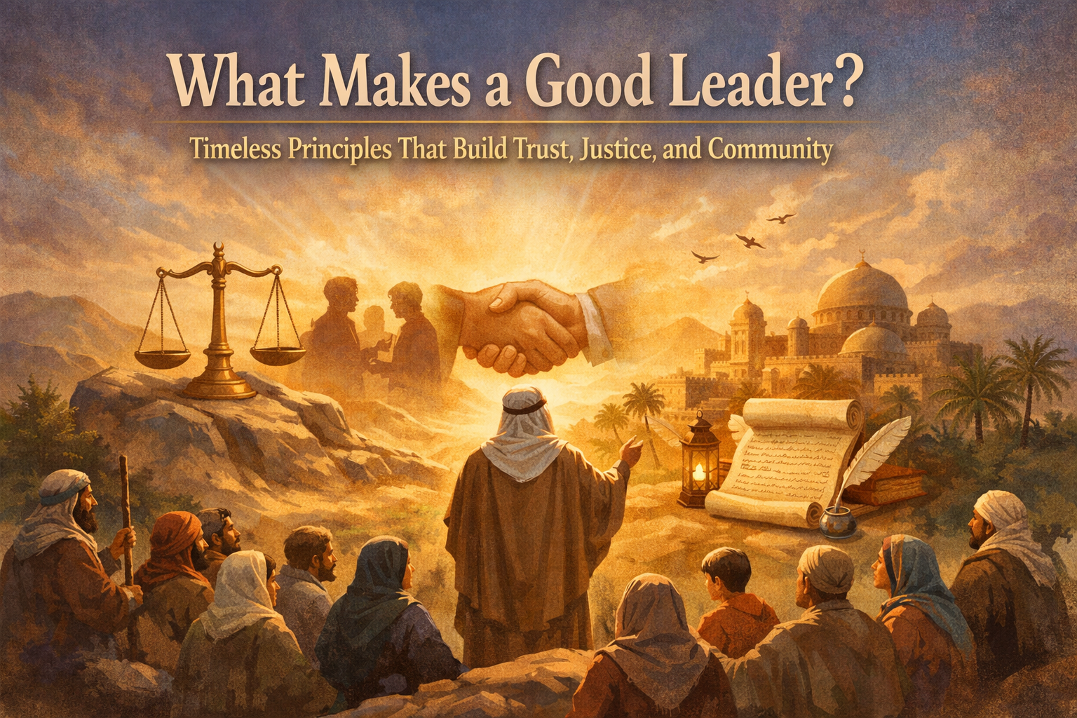 What Makes a Good Leader? Timeless Principles That Build Trust, Justice, and&nbsp;Community
