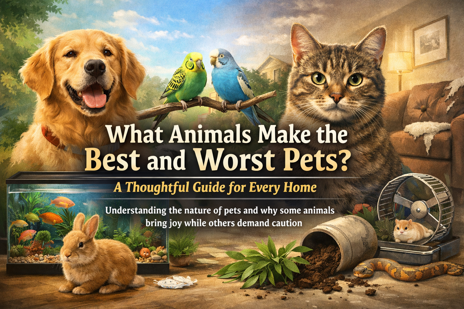 What Animals Make the Best and Worst Pets? A Thoughtful Guide for Every&nbsp;Home